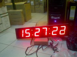 Lampu Display Analog Jam Digital 68cm x 15cm